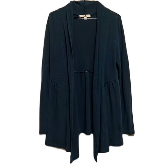 Ya Los Angeles Sweaters - Women’s YA LOS ANGELES Cardigan, Long Sleeve, Light Prussian color, Size Large